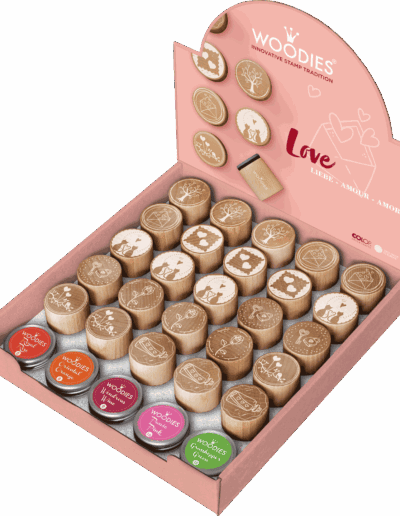 colop arts and crafts woodies ln w19000 love display